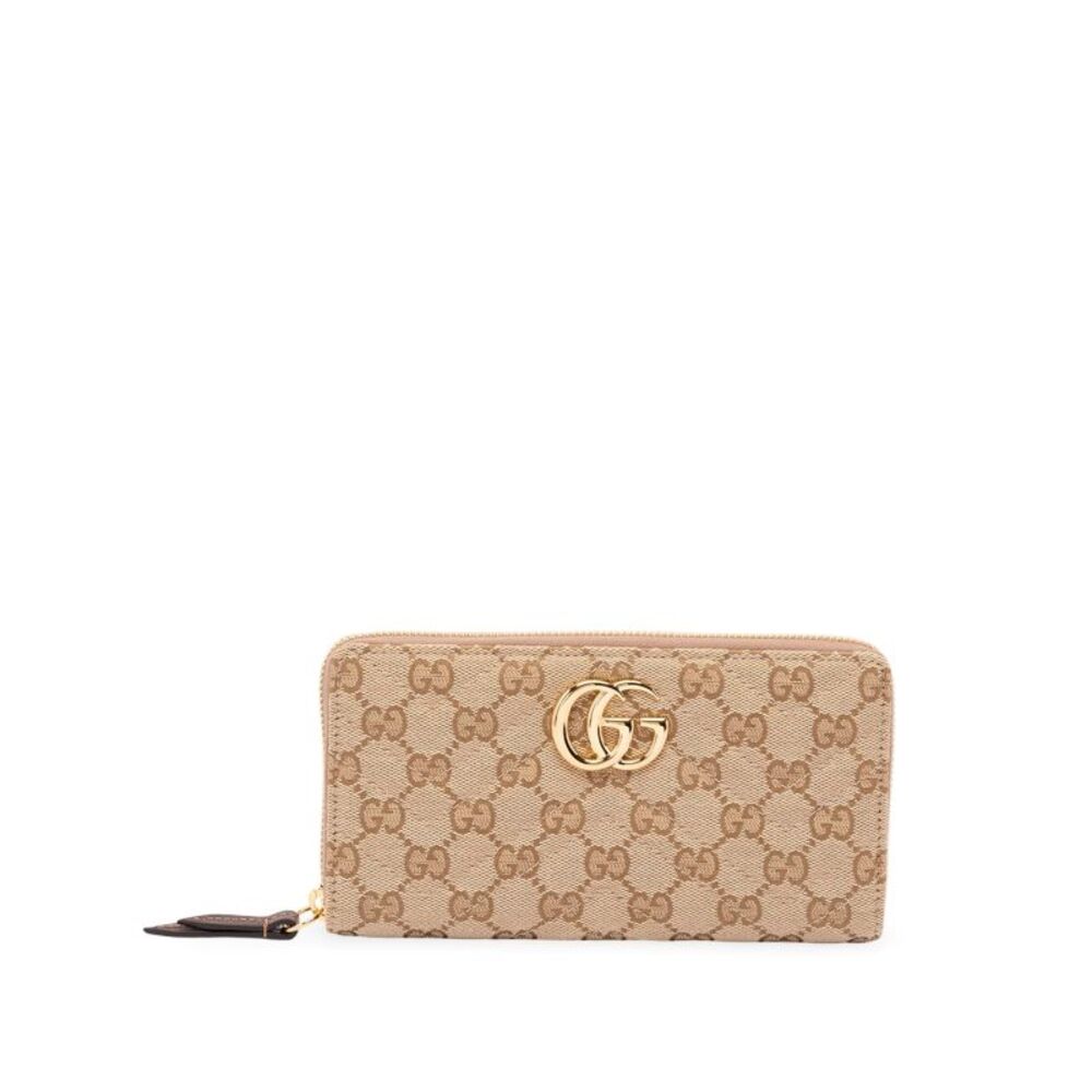Gucci Women Gg Marmont Zip Around Wallet